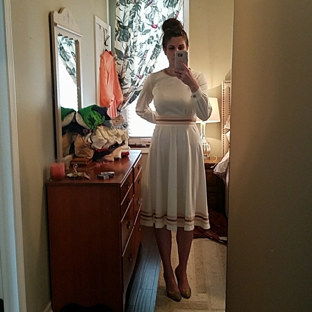 Vintage cream dress